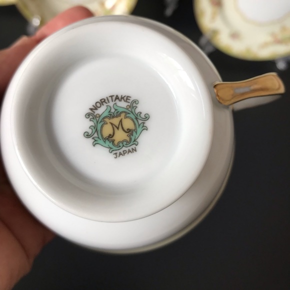 Vintage 1930's Noritake "M" Japan Porcelain Set Of 8 Pieces - Picture 10 of 17